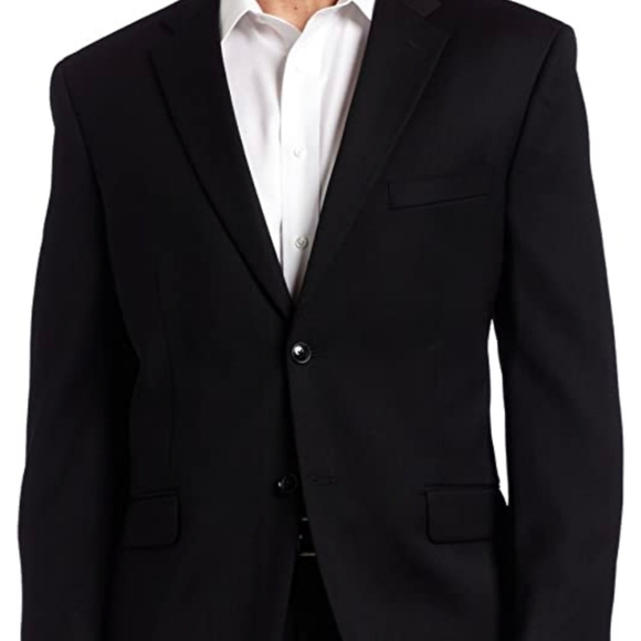 Jones of New York Men's Black Suit 48R 30W
